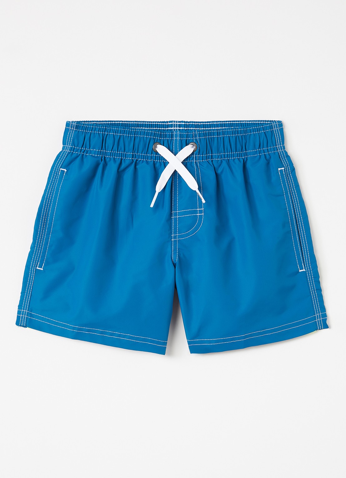 Sundek Zwemshorts met trekkoord - voorkant blauw