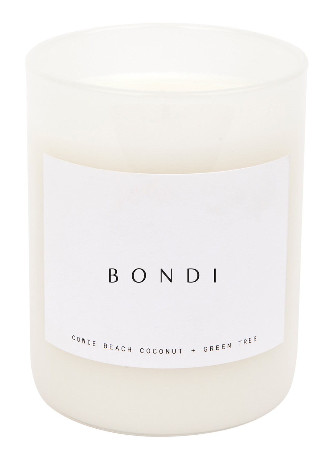 Sunnylife Candles & Fragrance geurkaars Bondi  - voorkant 2 wit