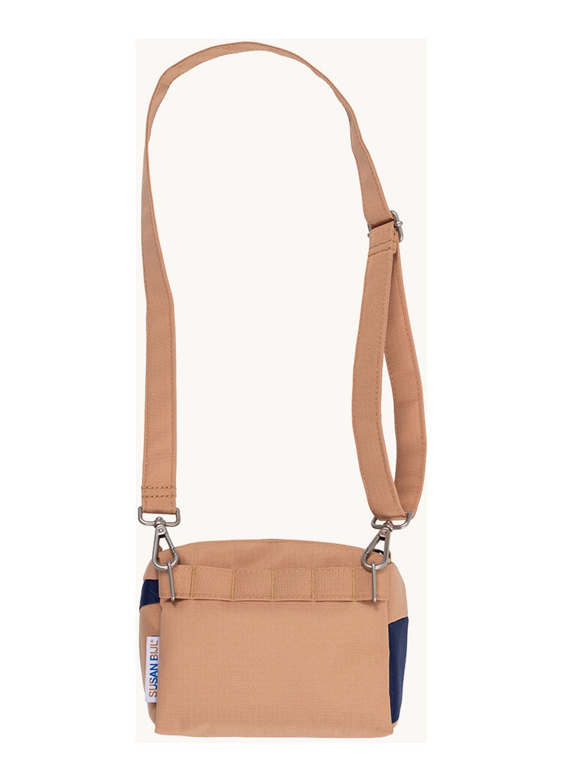 SUSAN BIJL Bum Bag Medium crossbodytas met waterafstotende coating - voorkant 2 camel