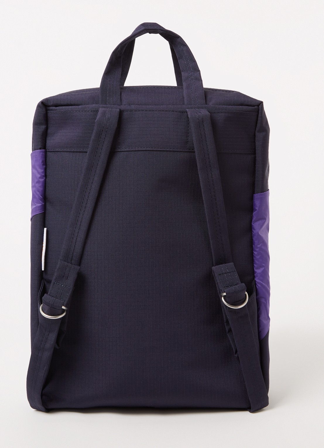 SUSAN BIJL The New Backpack waterafstotende rugzak met 13 inch laptopvak - achterkant blauw