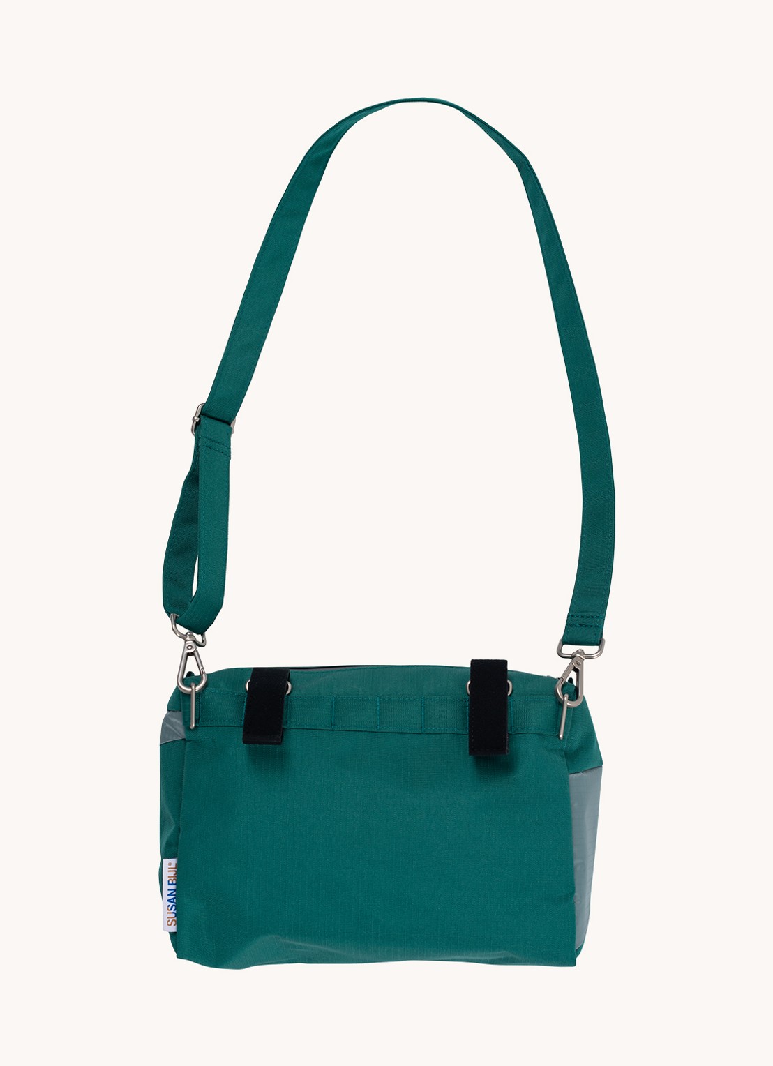 SUSAN BIJL The New Bum Bag Medium crossbodytas met waterafstotende coating - detail 3 donkergroen