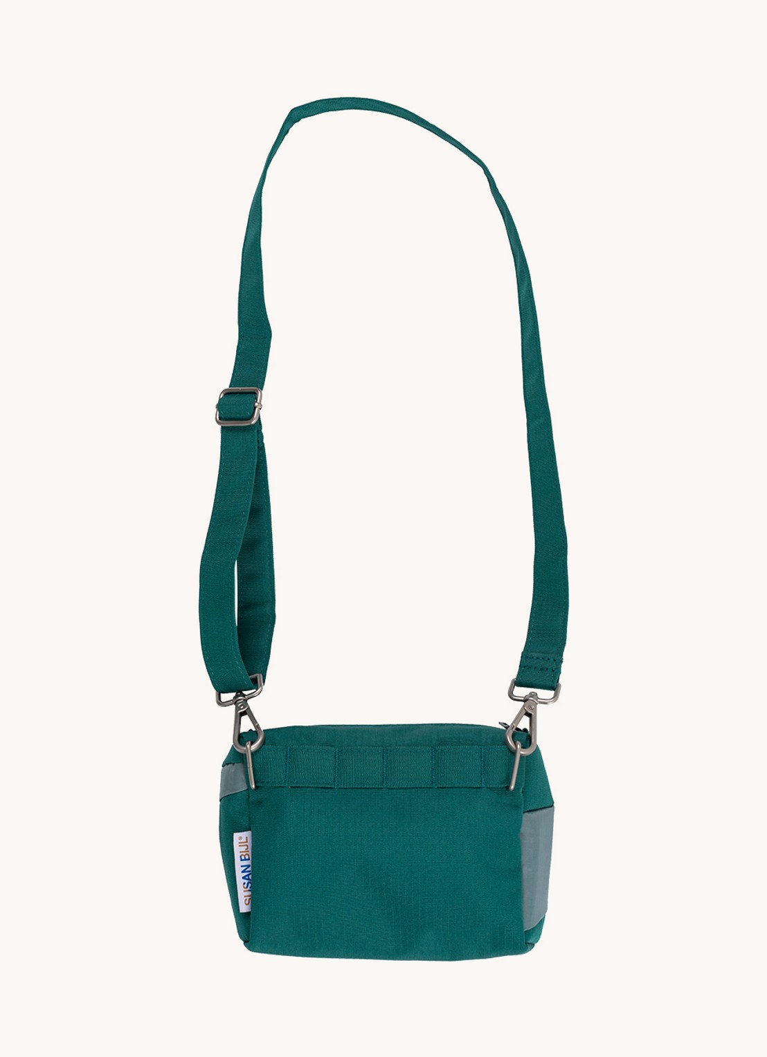 SUSAN BIJL The New Bum Bag Medium crossbodytas met waterafstotende coating - detail 4 donkergroen