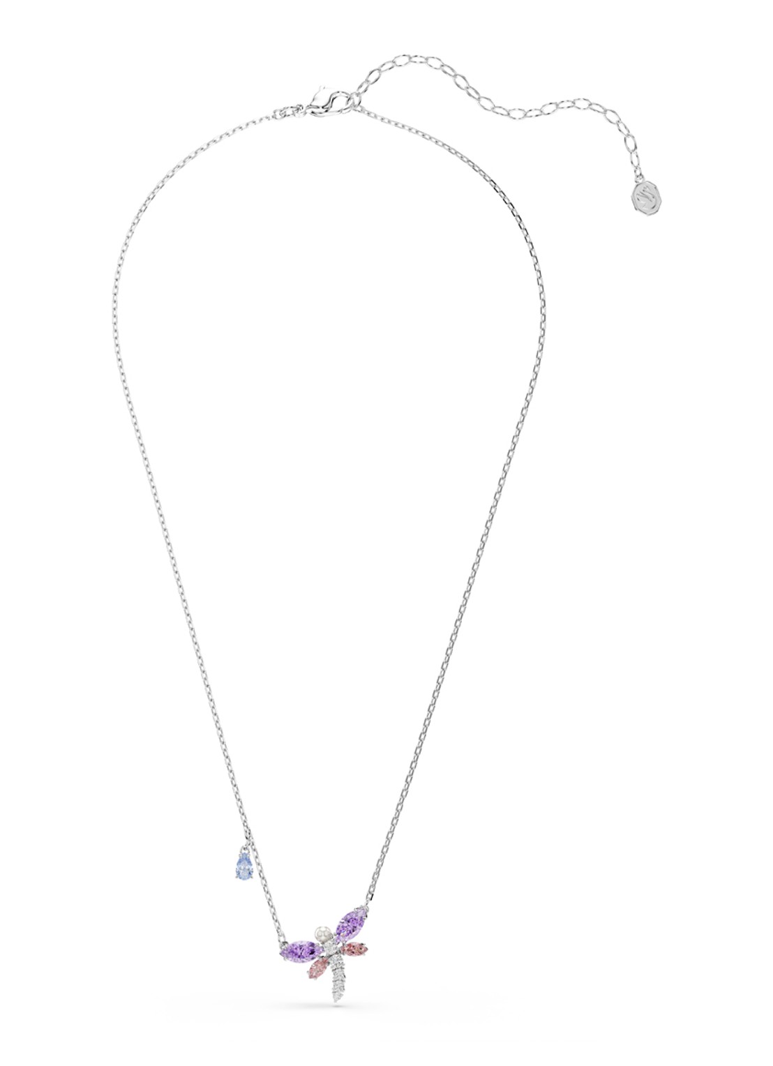 Swarovski 2026 Capsule ketting met kristal - detail 2 zilver