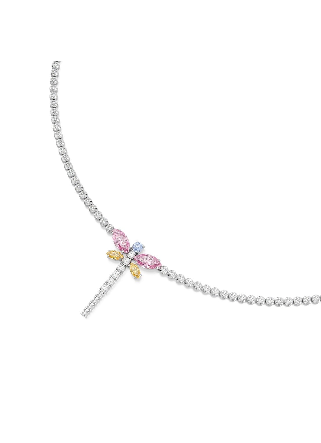 Swarovski 2026 Capsule ketting met kristal  - detail 4 zilver