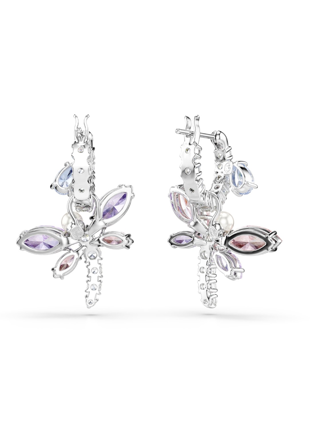 Swarovski 2026 Capsule oorringen met kristal  - detail 4 zilver