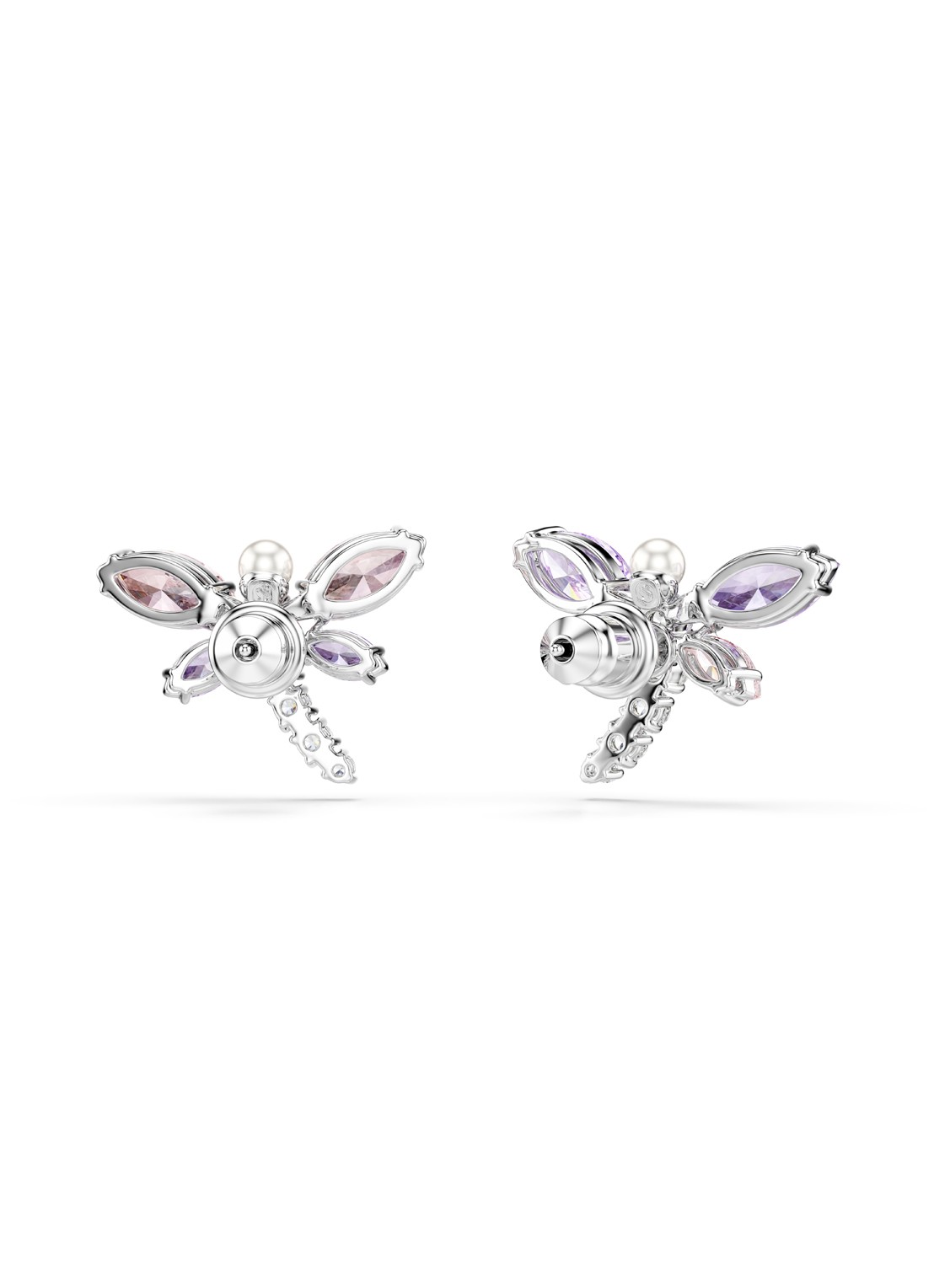 Swarovski 2026 Capsule oorstekers met kristal - detail 4 zilver