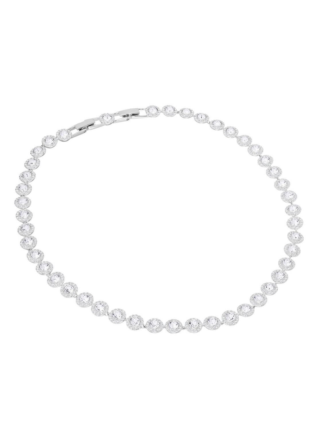 Swarovski Angelic ketting met kristal - detail 2 zilver