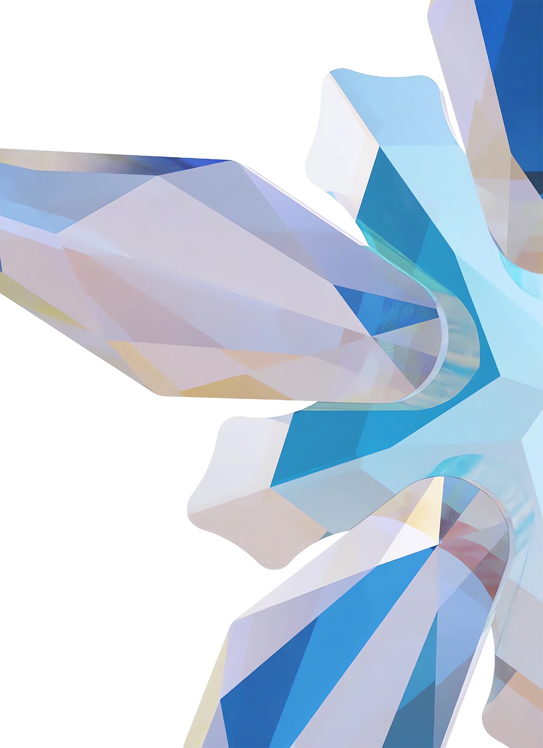 Swarovski Annual Edition 130-jarig jublileum kersthanger  - detail 3 blauw