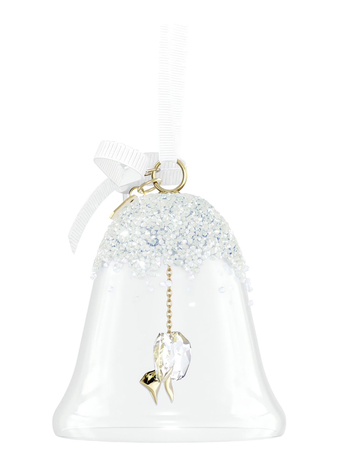Swarovski Annual Edition: kerstklok ornament 2026 - detail 2 transparant