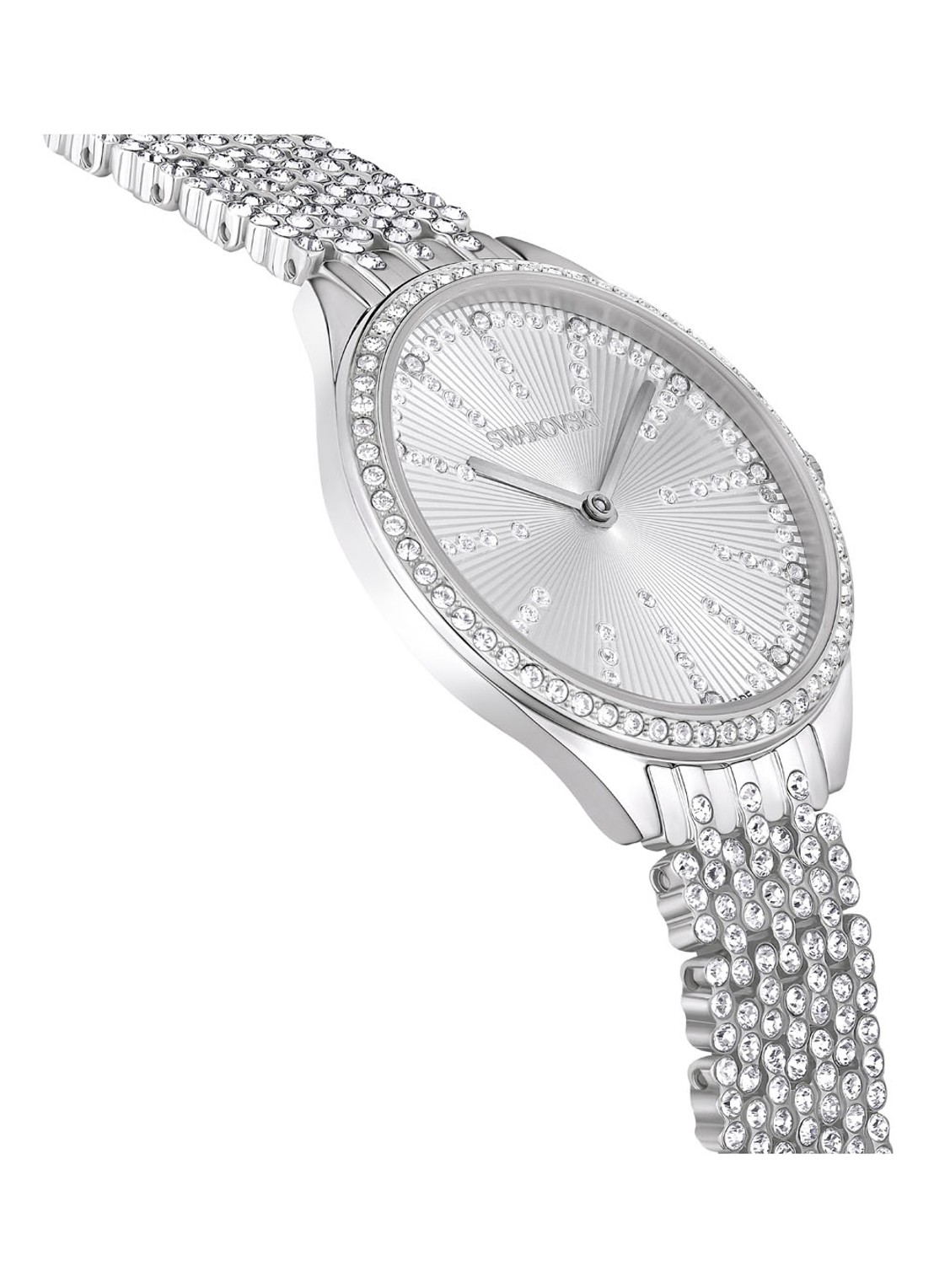 Swarovski Attract horloge met kristal 5644062 - detail 6 zilver
