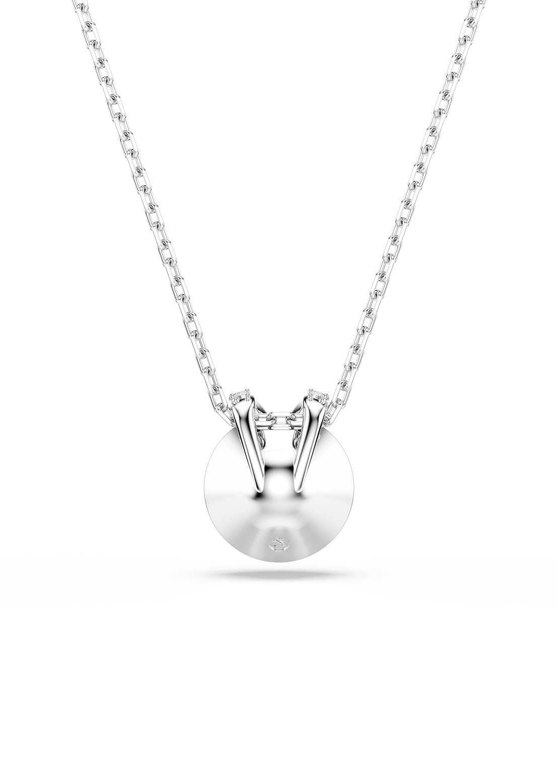 Swarovski Bella ketting met kristal - detail 5 zilver