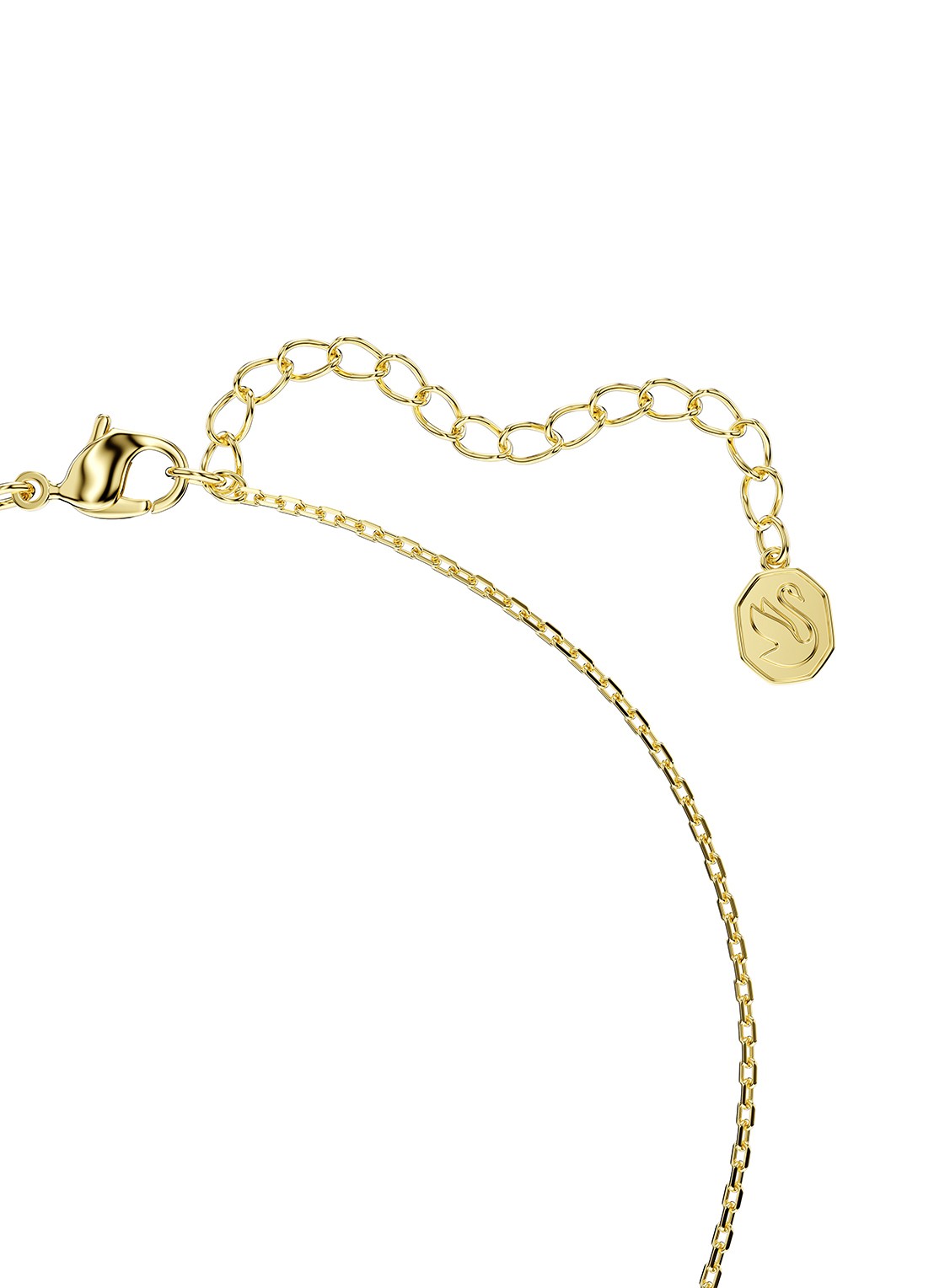 Swarovski Bella ketting met kristal - detail 4 goud
