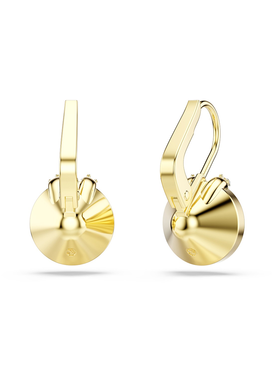 Swarovski Bella oorhangers met kristal - detail 3 goud