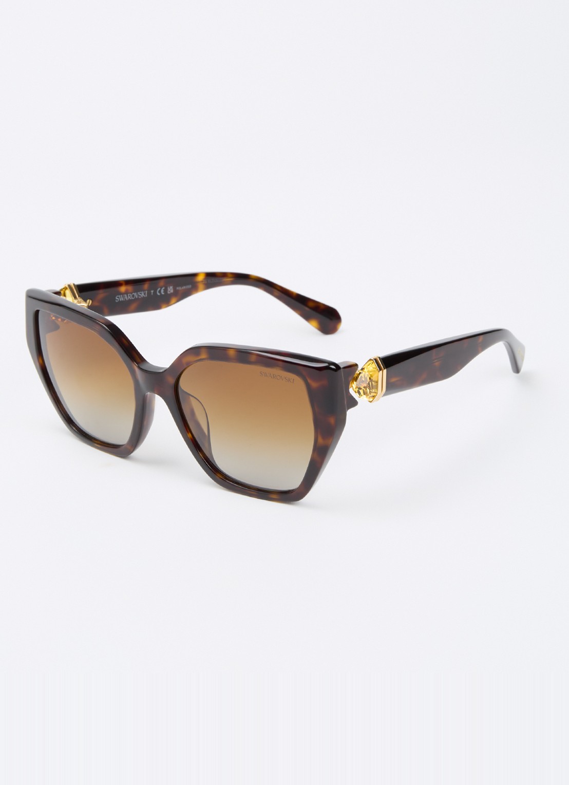Swarovski Butterfly zonnebril gepolariseerd SK6044U - voorkant 4 bruin