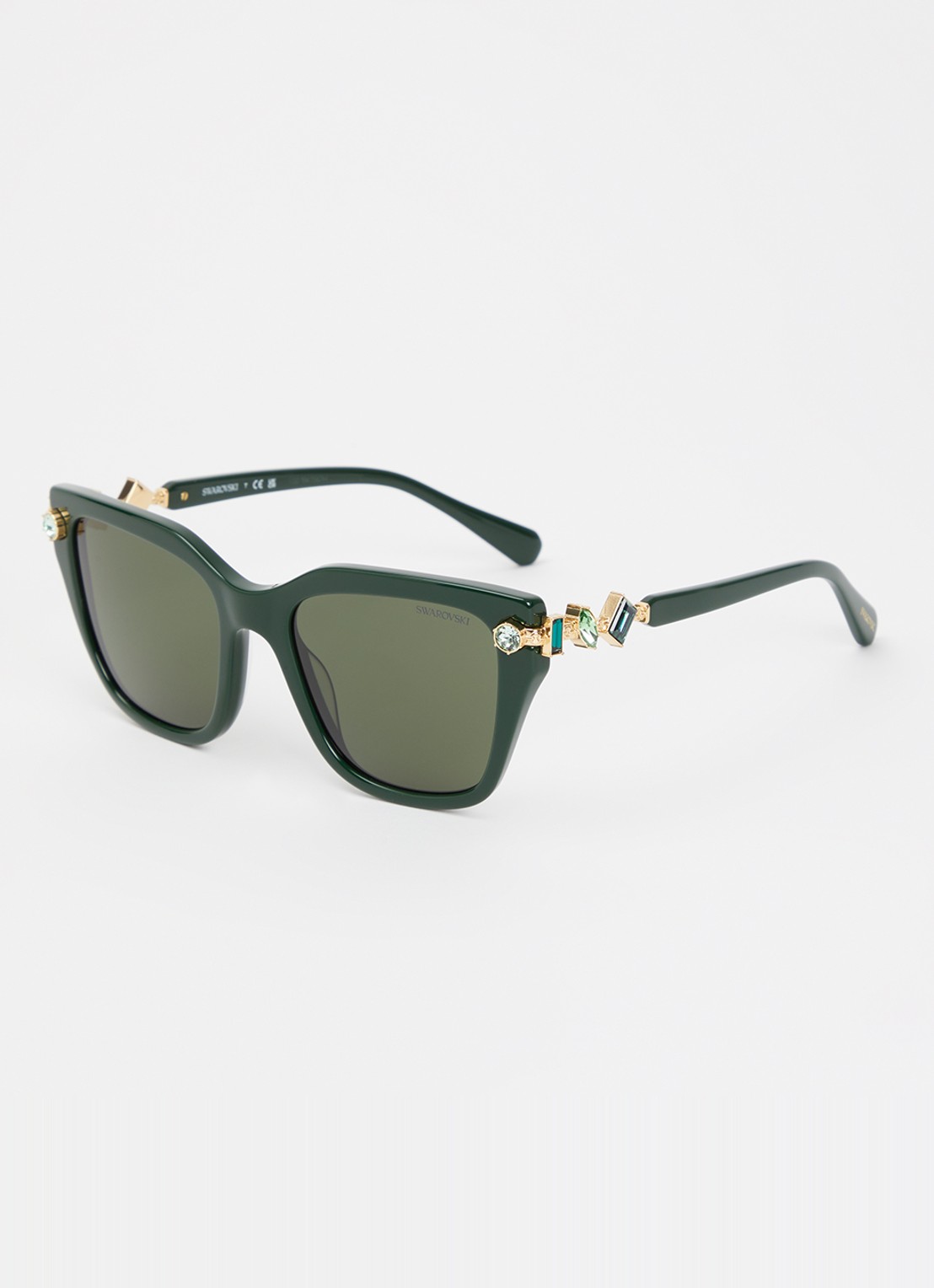 Swarovski Butterfly zonnebril SK6041 - voorkant donkergroen