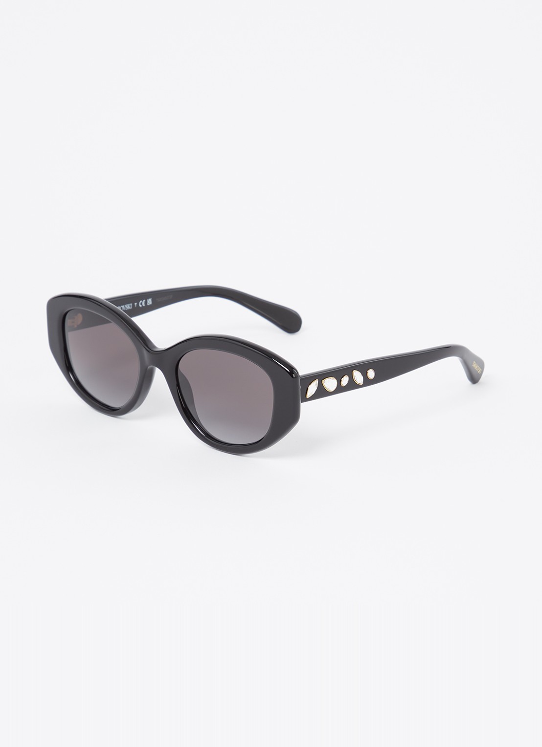 Swarovski Cat Eye zonnebril SK6005 - voorkant zwart