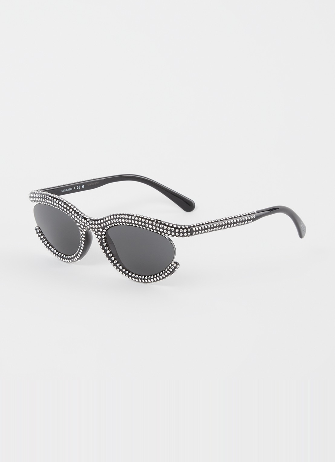 Swarovski Cat Eye zonnebril SK6006   - voorkant 4 zwart