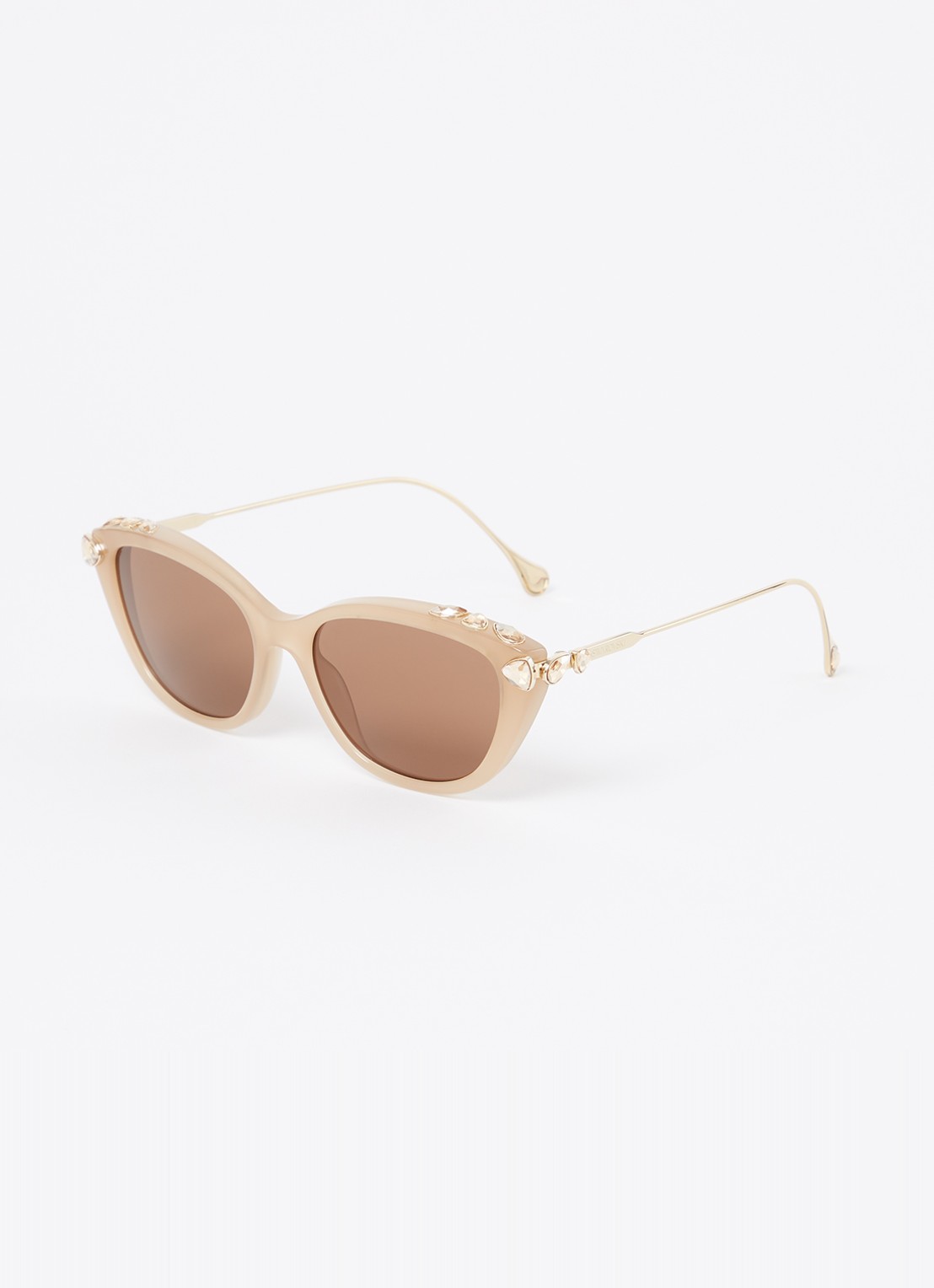 Swarovski Cat Eye zonnebril SK6010  - voorkant beige