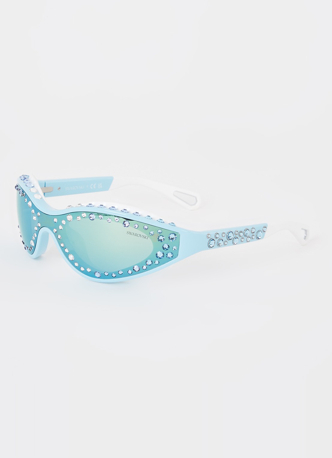 Swarovski Cat Eye zonnebril SK6024 - voorkant 4 lichtblauw
