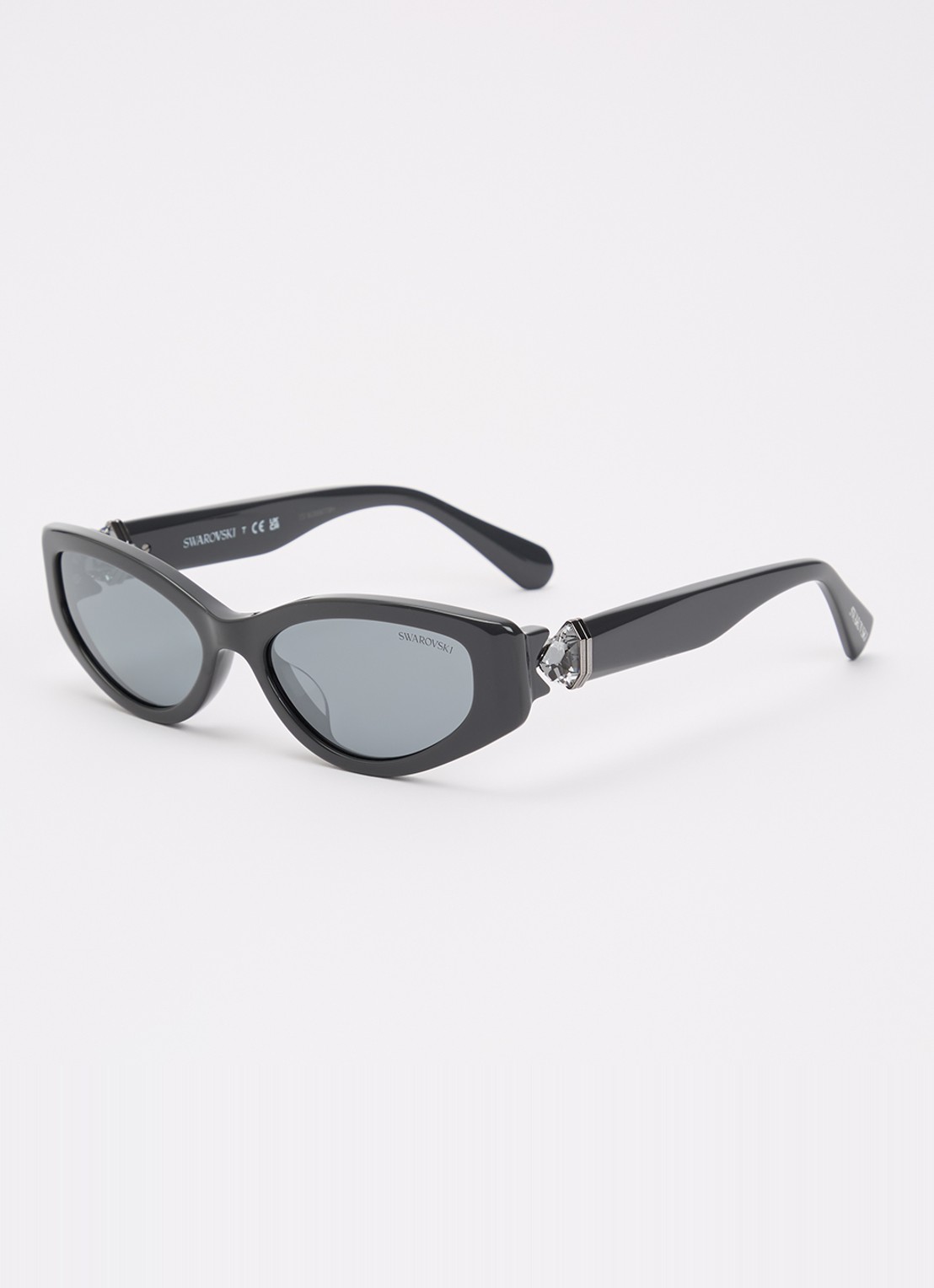 Swarovski Cat Eye zonnebril SK6045U - voorkant 4 donkergrijs