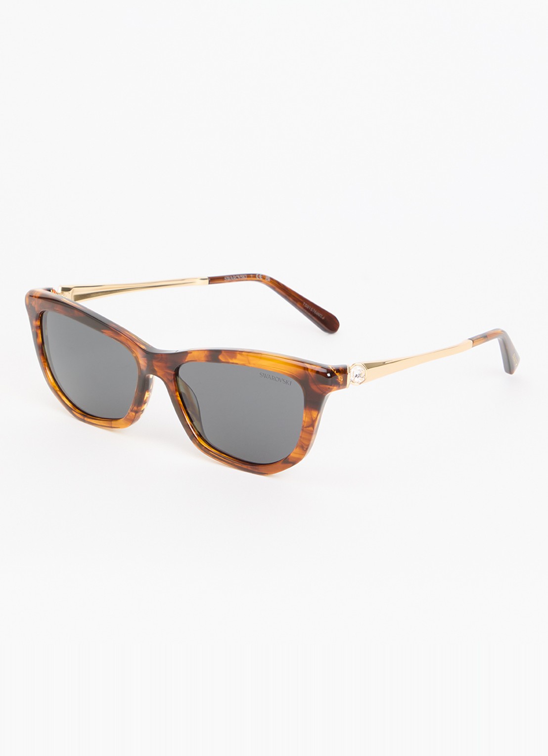 Swarovski Cat Eye zonnebril SK6057 - voorkant 4 roestbruin