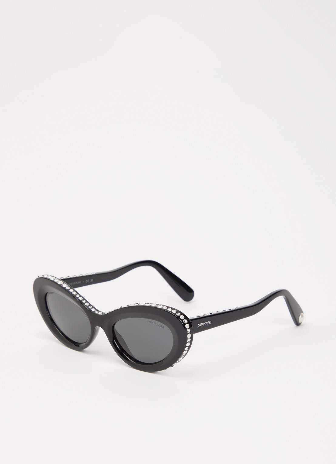 Swarovski Cat Eye zonnebril SK6061U - voorkant zwart