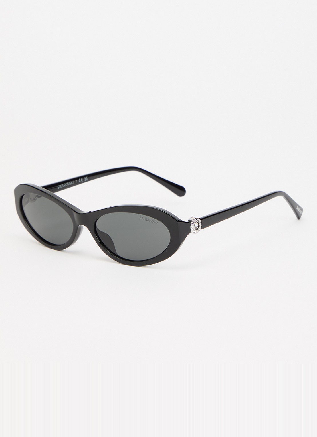 Swarovski Cat Eye zonnebril SK6069U - voorkant 3 zwart