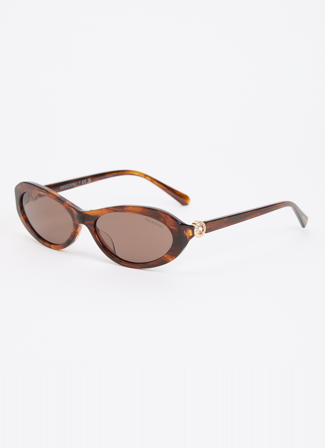 Swarovski Cat Eye zonnebril SK6069U - voorkant donkerbruin