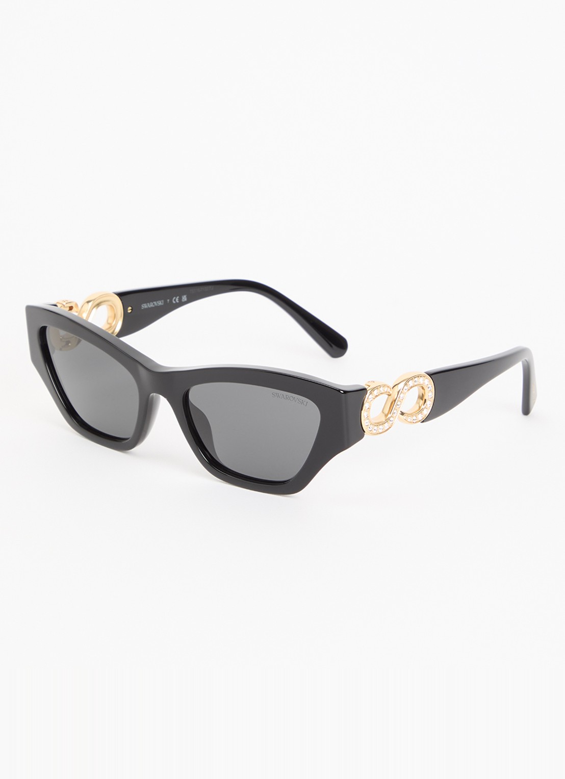 Swarovski Cat Eye zonnebril SK6076U - voorkant 4 zwart