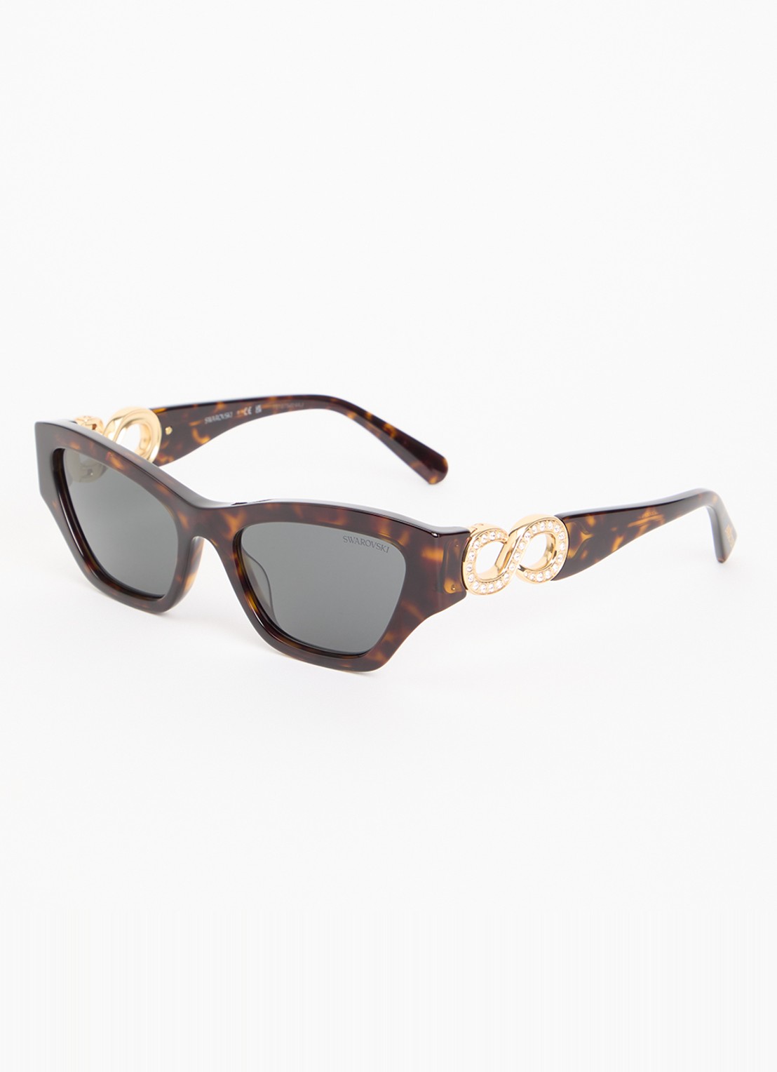Swarovski Cat Eye zonnebril SK6076U - voorkant donkerbruin
