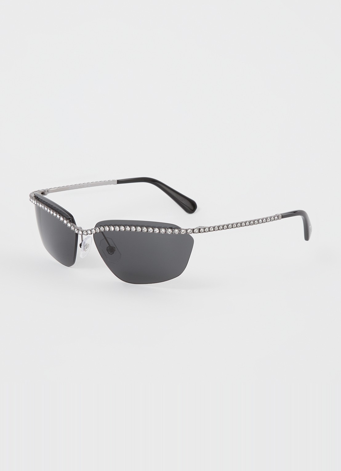 Swarovski Cat Eye zonnebril SK7001  - voorkant 4 zilver