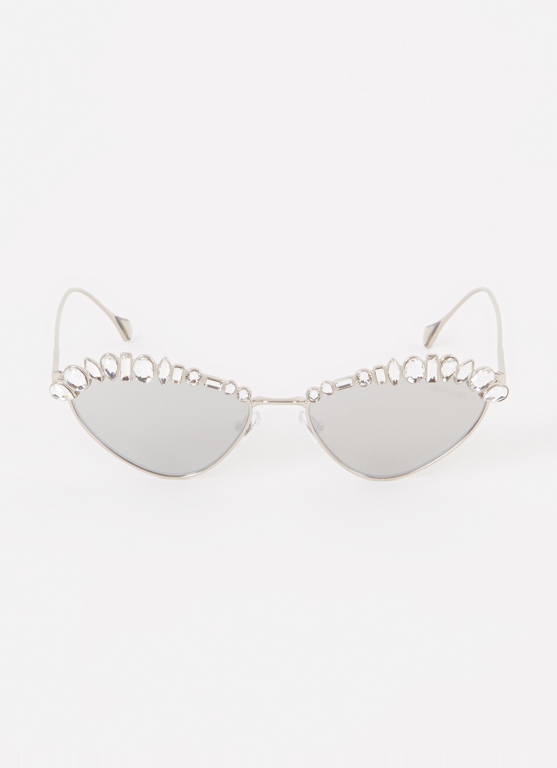 Swarovski Cat Eye zonnebril SK7009 - detail zilver