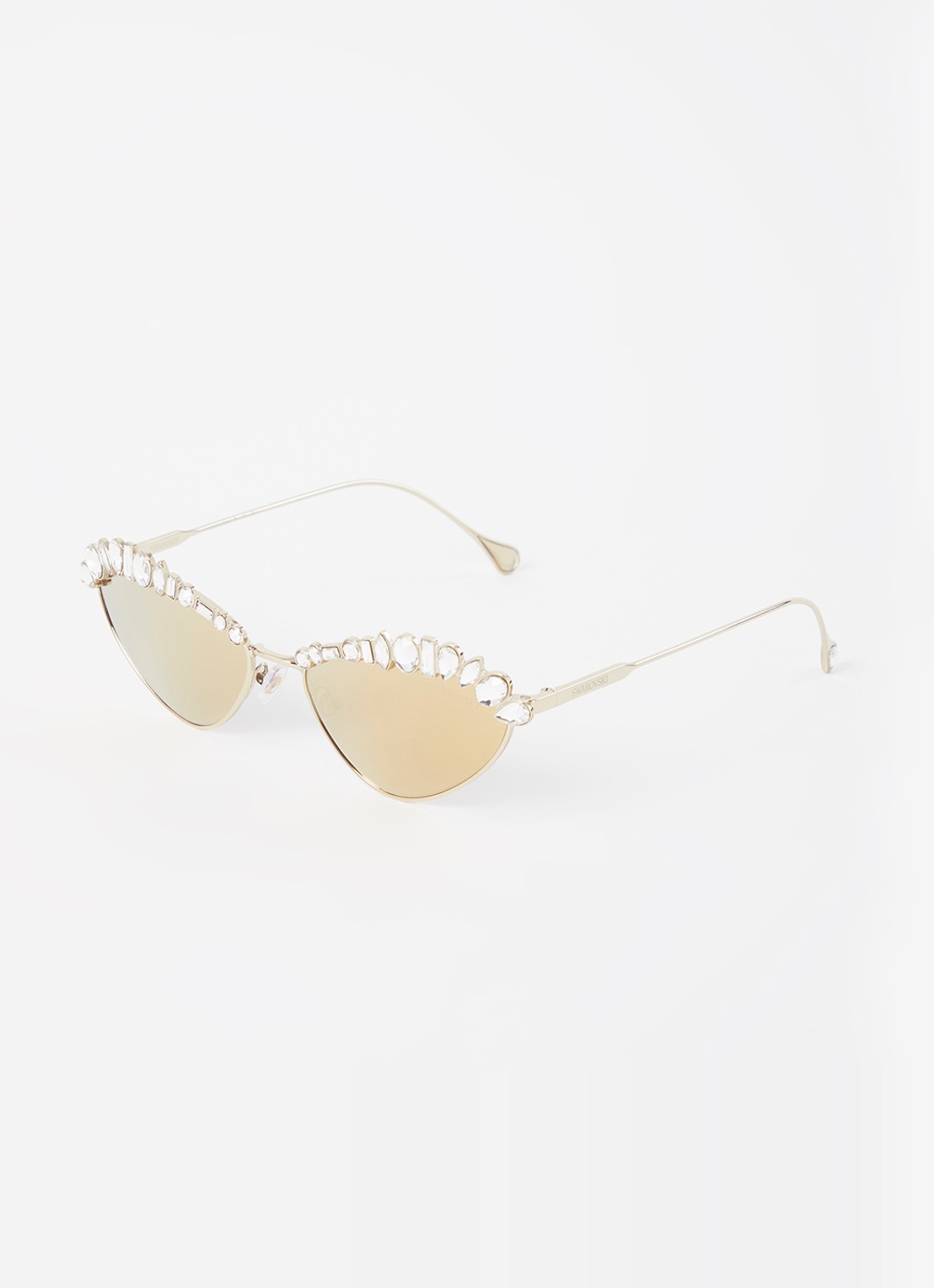 Swarovski Cat Eye zonnebril SK7009 - voorkant goud