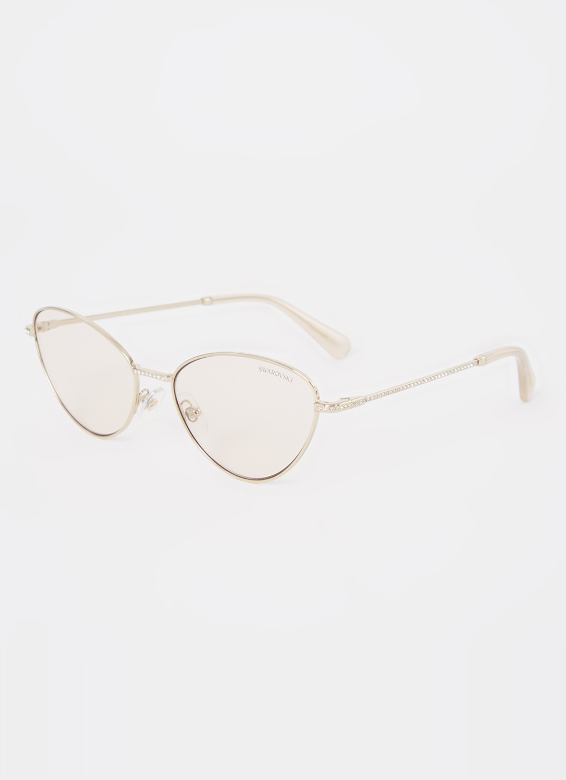 Swarovski Cat Eye zonnebril SK7014 - voorkant goud