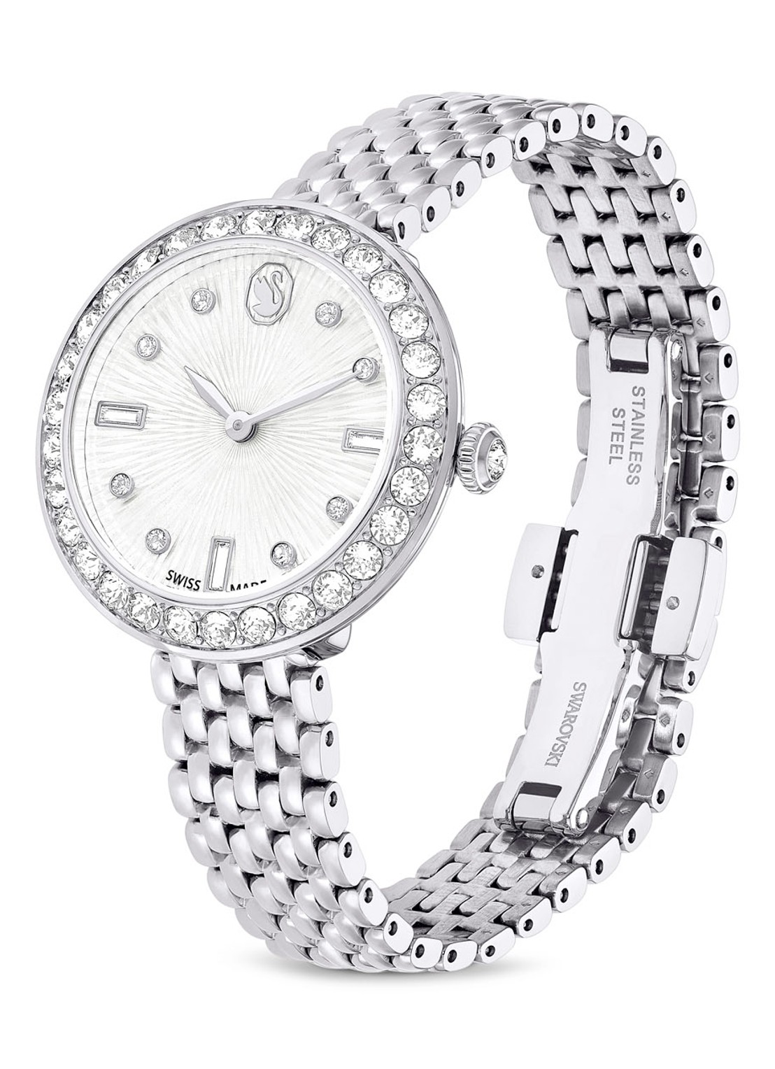 Swarovski Certa horloge 5673022 - detail zilver