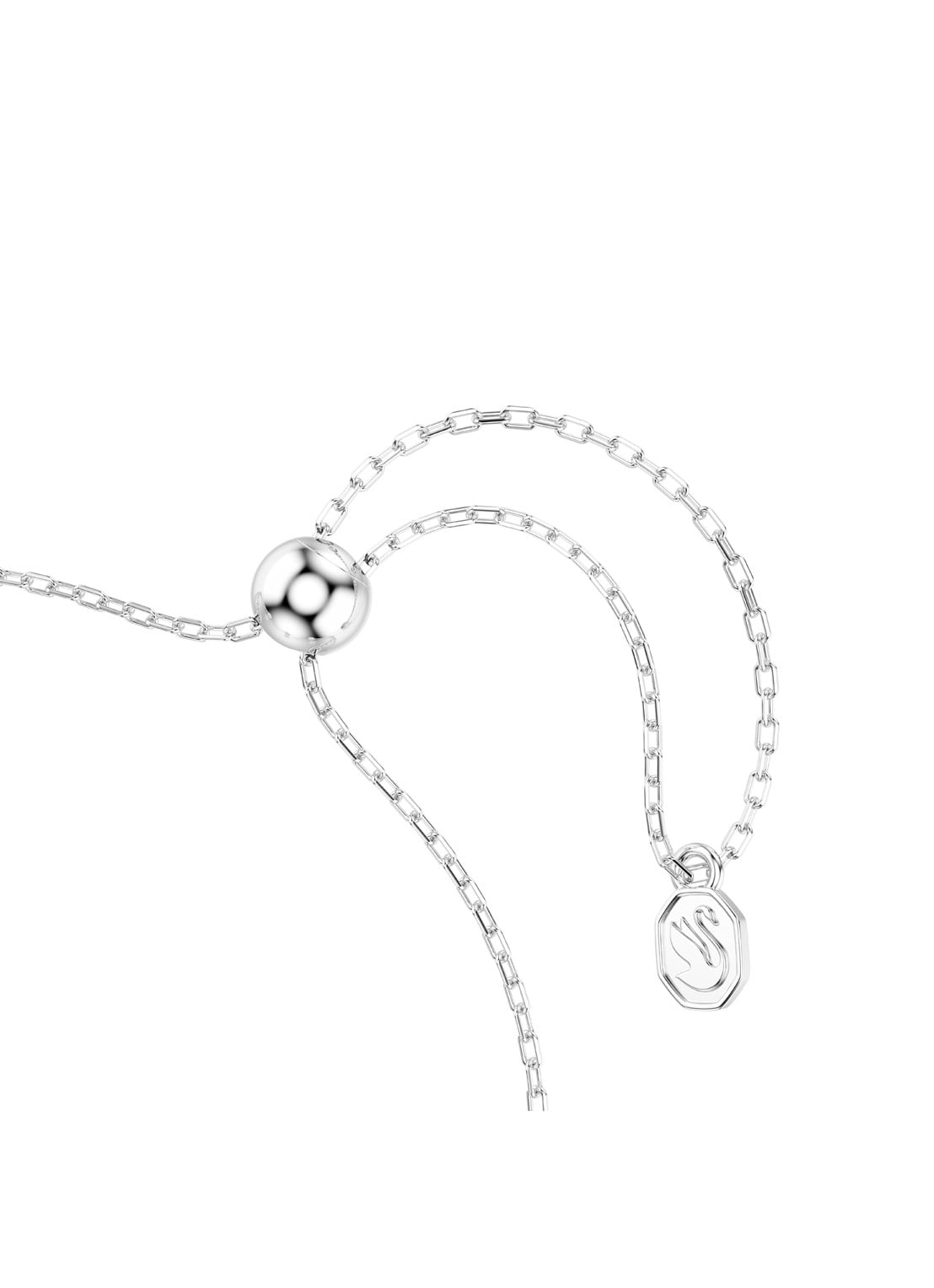 Swarovski Chroma armband met kristal - detail 2 zilver