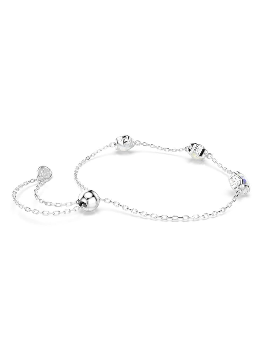 Swarovski Chroma armband met kristal - detail 3 zilver