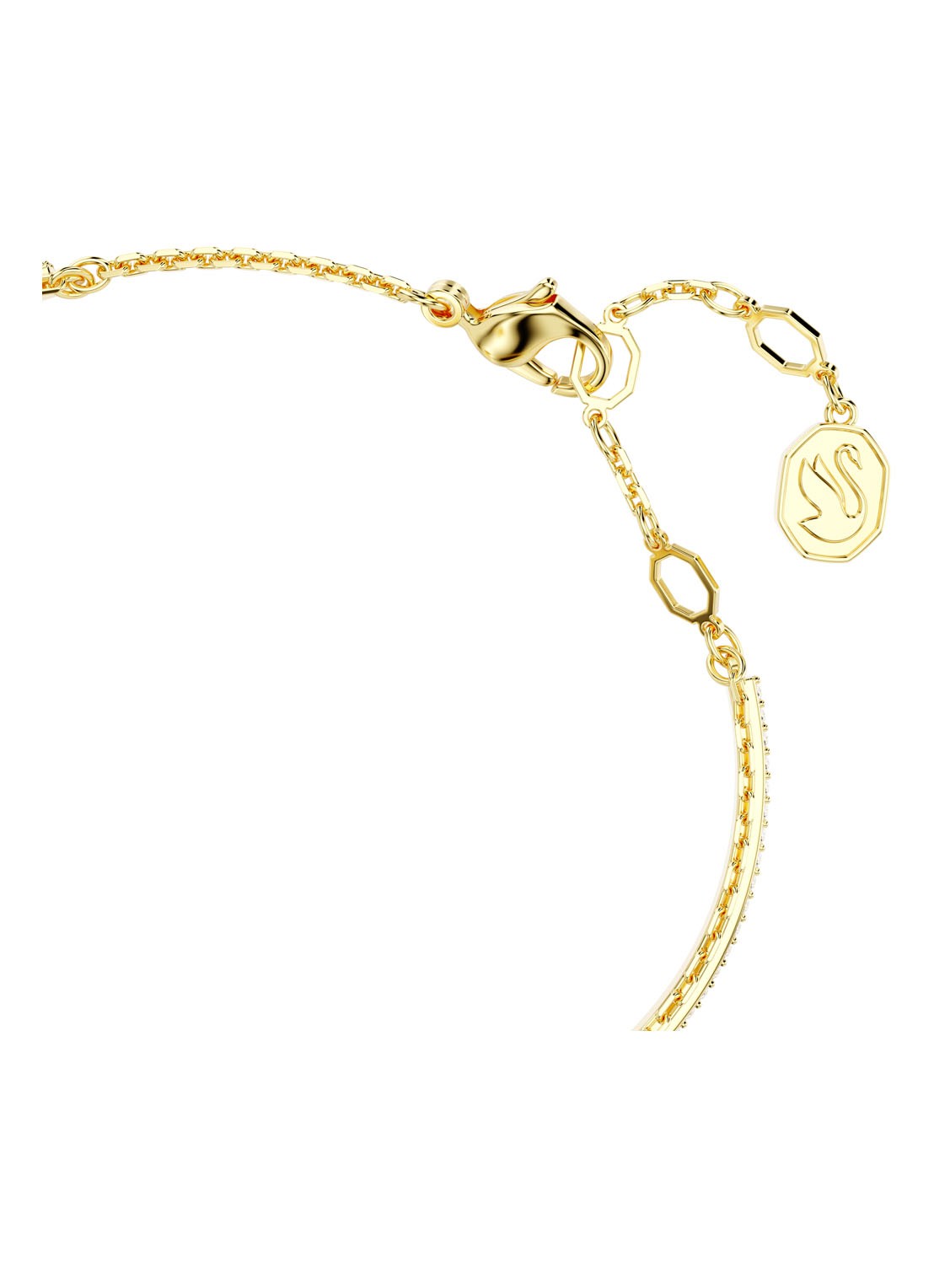 Swarovski Chroma armband verguld M  - detail 2 goud