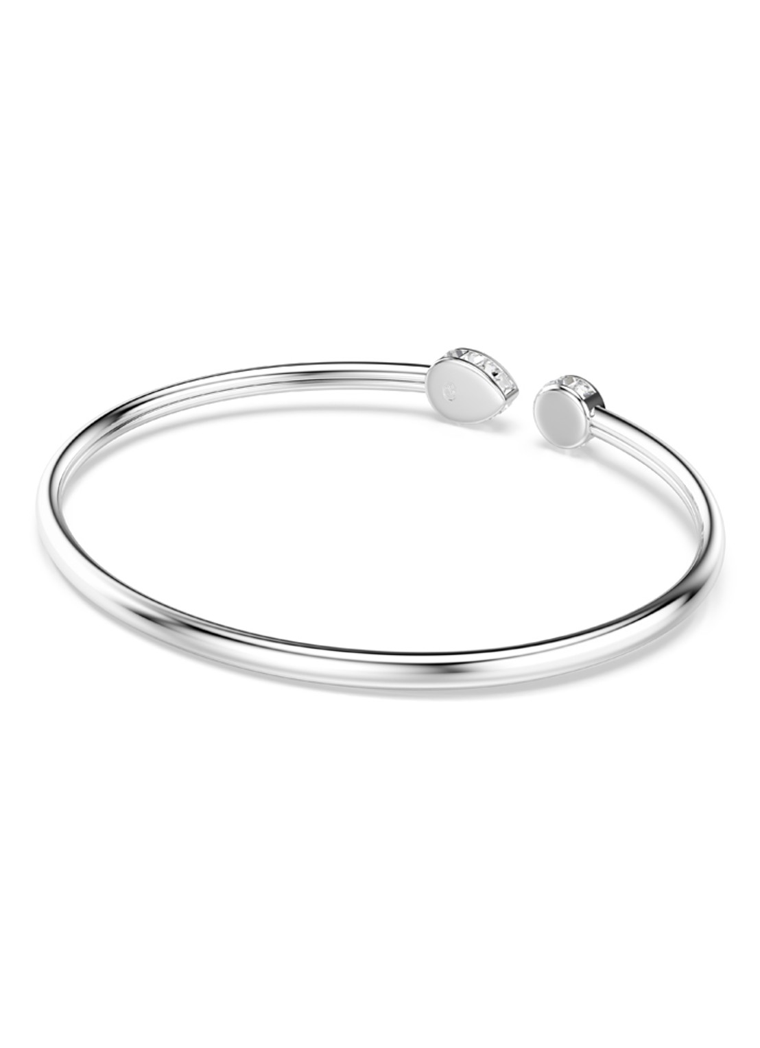 Swarovski Chroma bangle met kristal - detail 4 zilver