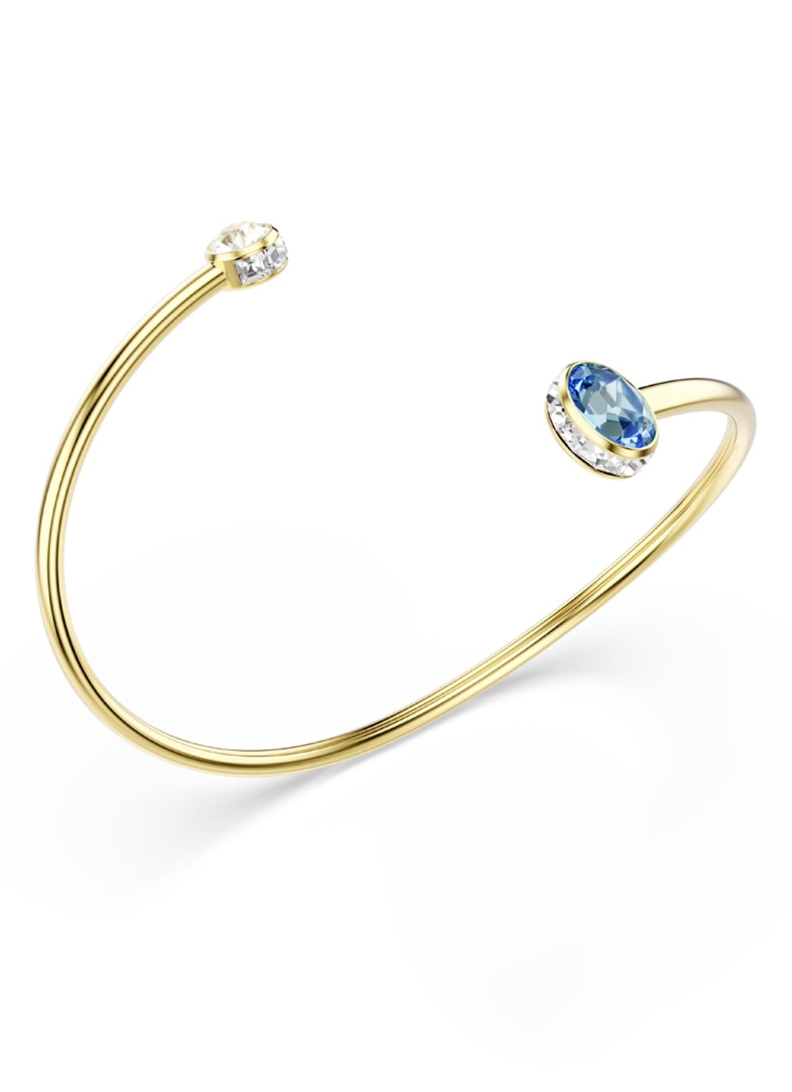 Swarovski Chroma bangle met kristal - detail 2 goud