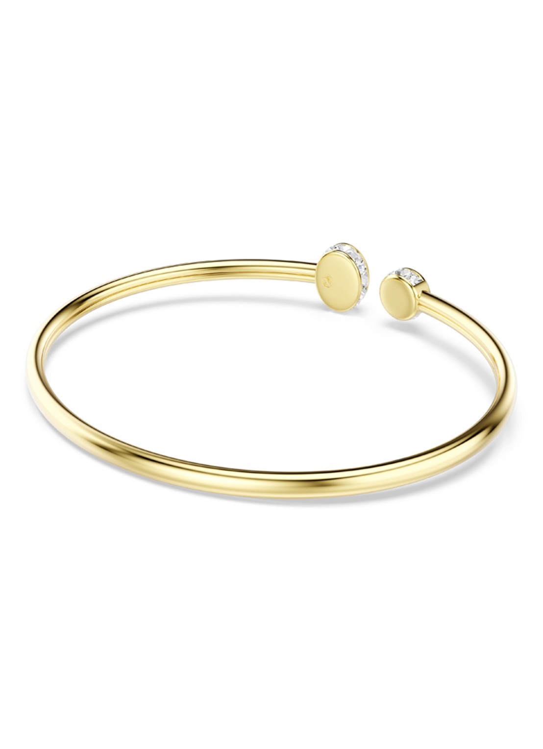 Swarovski Chroma bangle met kristal - detail 3 goud