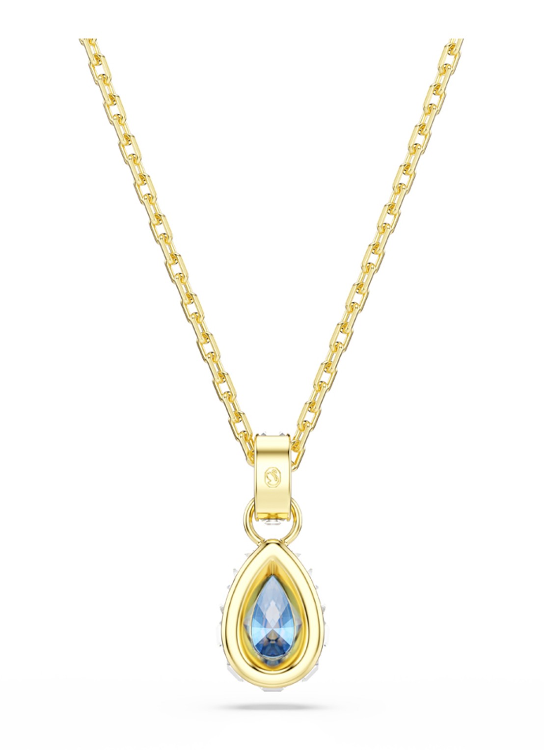 Swarovski Chroma ketting met kristal - detail 4 goud