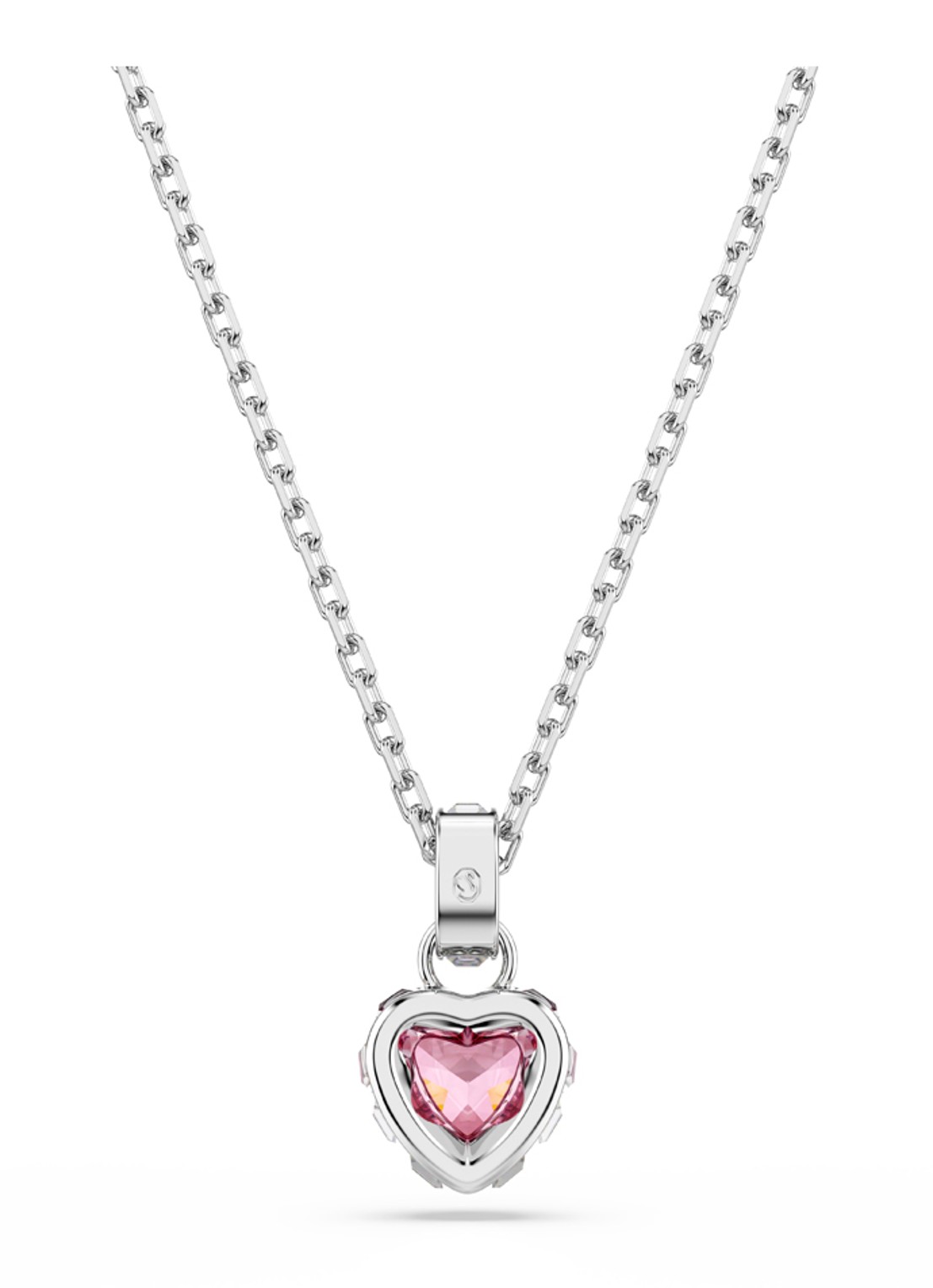 Swarovski Chroma ketting met kristal - detail 4 zilver