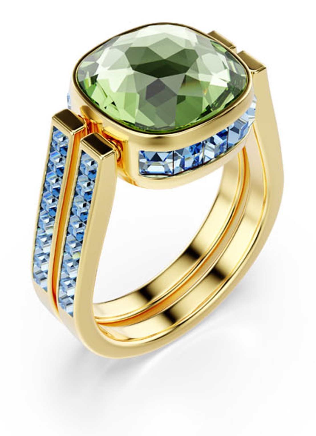 Swarovski Chroma ring verguld 50 - detail 3 goud