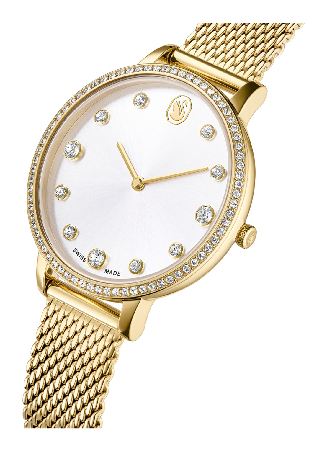 Swarovski Clarica horloge 5740823 - detail 3 goud
