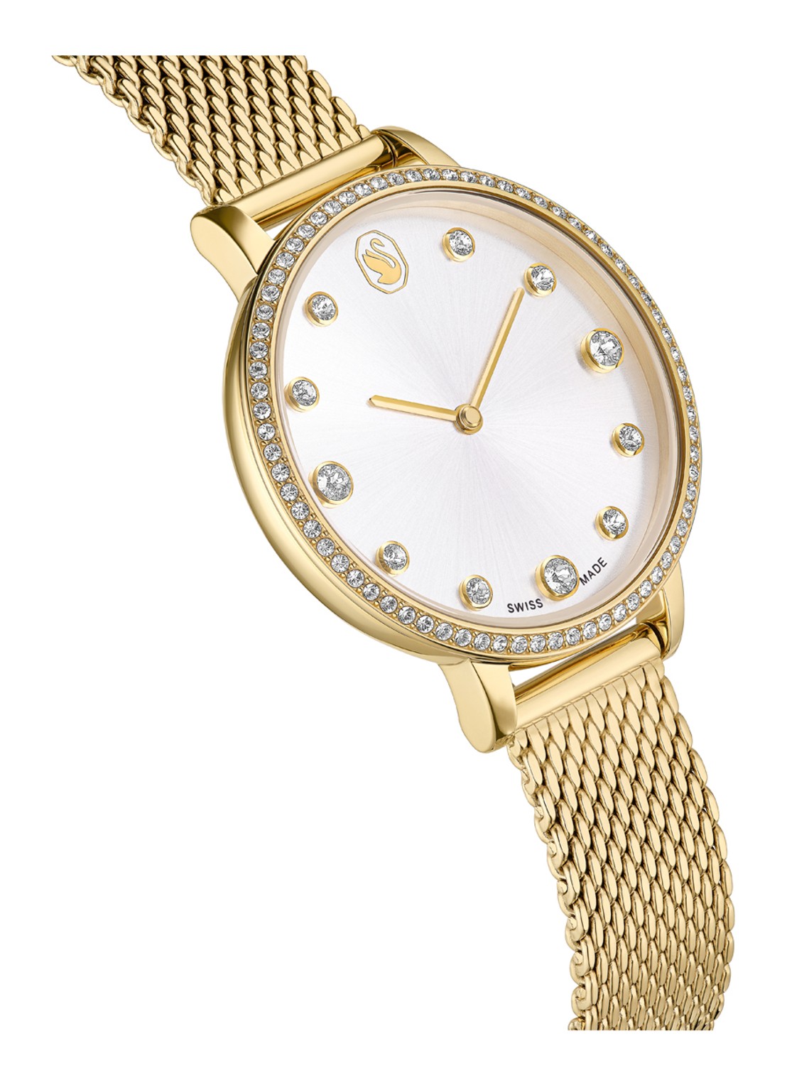 Swarovski Clarica horloge 5740823 - detail 5 goud