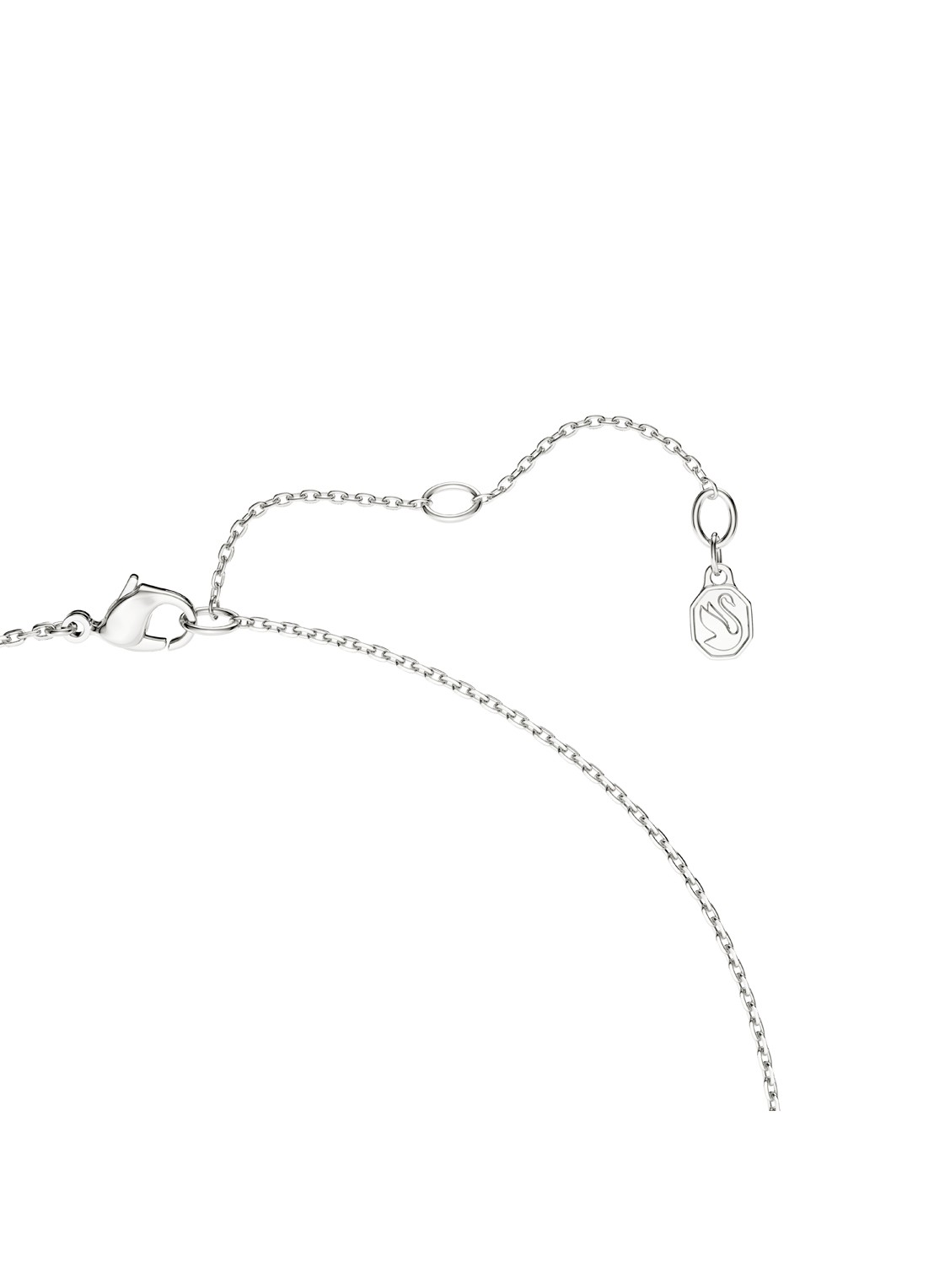 Swarovski Classica ketting met hanger  - detail 3 zilver