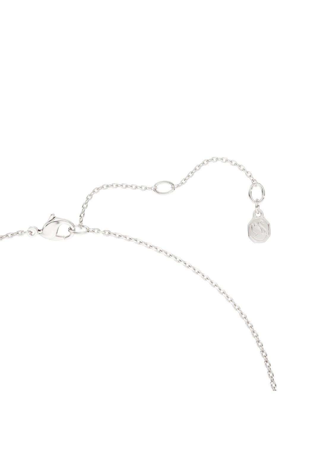 Swarovski Classica ketting met kristal - detail 4 zilver