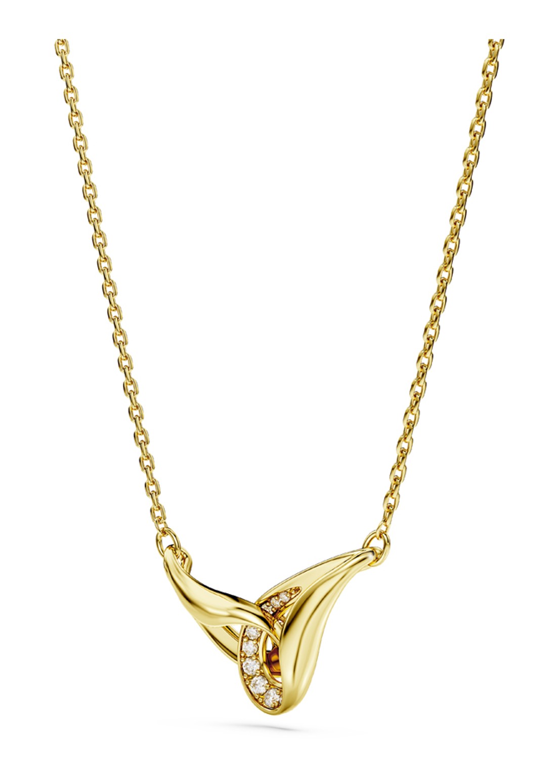 Swarovski Classica ketting verguld  - detail 3 goud