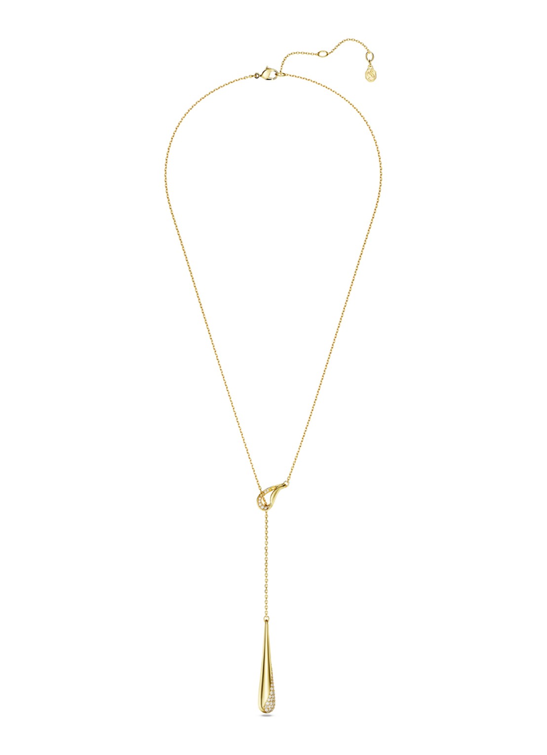 Swarovski Classica ketting verguld - detail goud